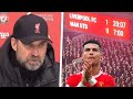 DE ARREPIAR: KLOPP FALA DA HOMENAGEM DA TORCIDA DO LIVERPOOL A CR7