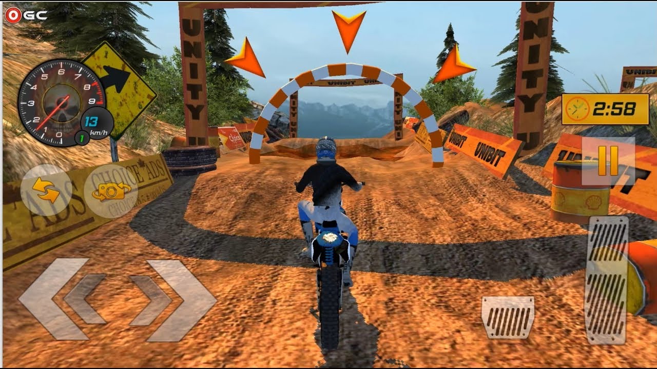Offroad Moto Bike Racing Games / Impossible Offroad Moto Stunts Game / Android Gameplay FHD #2