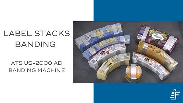 Effortless Label Bundling: ATS US-2000 AD 30mm Banding Machine | Felins Sustainable Packaging