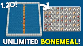 BEST BONEMEAL & FISH farm for Minecraft Bedrock 1.20! (MCPE/Xbox/PS4/Nintendo Switch)