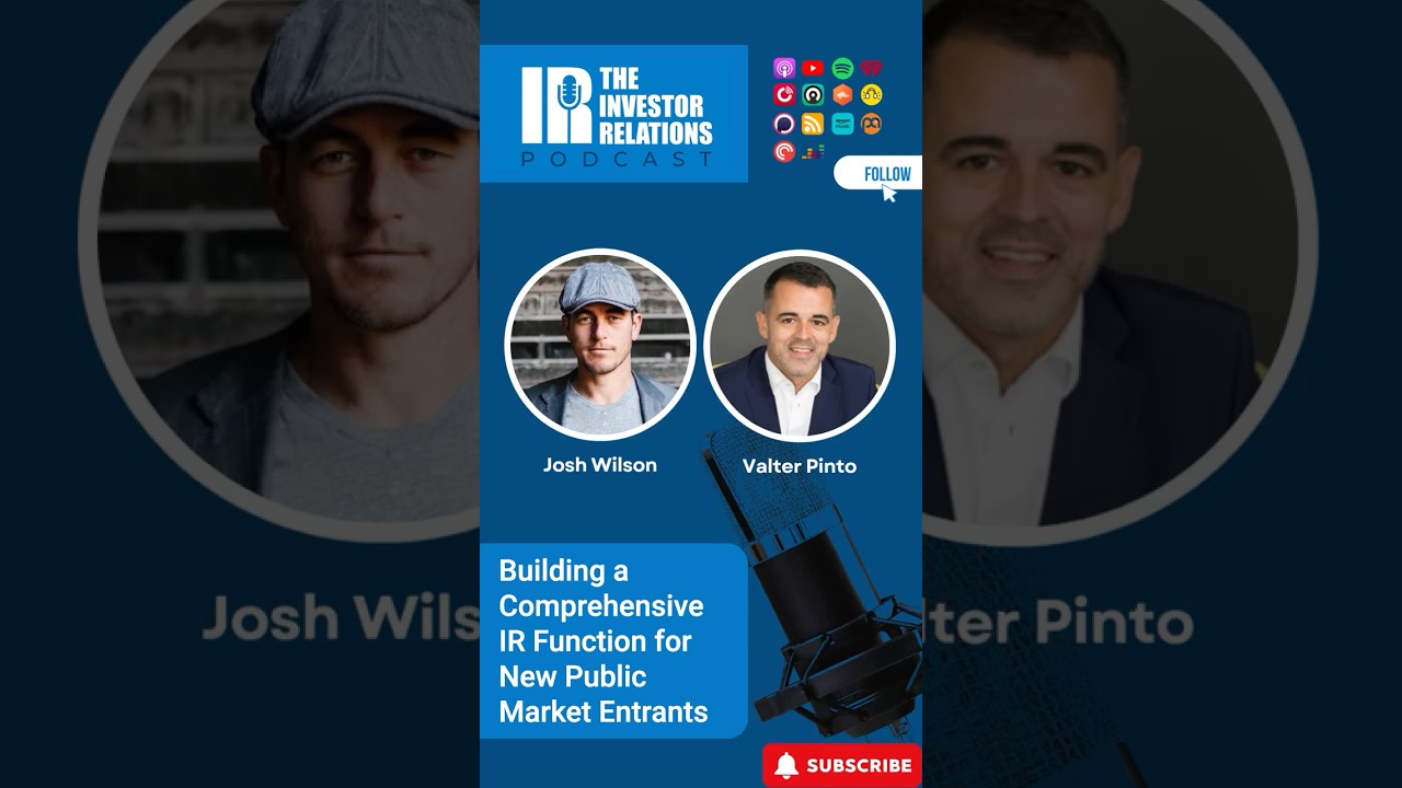 Building a Comprehensive IR Function for New Public Market Entrants