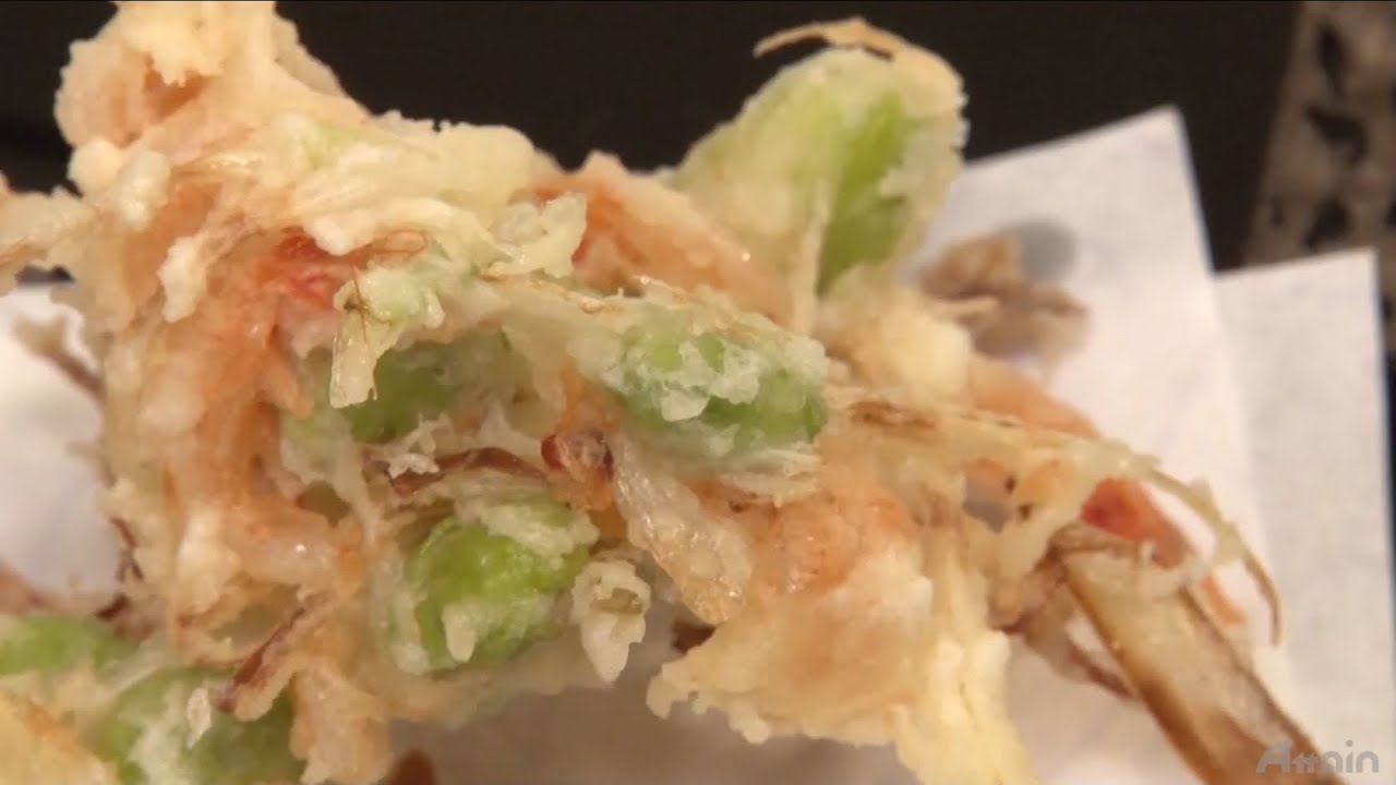 桜えびのかき揚げ 日本の家庭料理 日本料理レシピtv Youtube