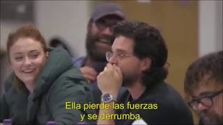 Kit Harington lee por primera vez el guion del ultimo episodio!! (subtitulado Español) screenshot 1