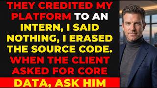 Information They Gave My Platform to an Intern—So I Removed the Code, and Everything Changed When the Client, Guide