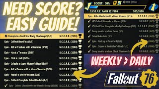 Fallout 76 How to Earn Score | Beginner Friendly | Quick Guide