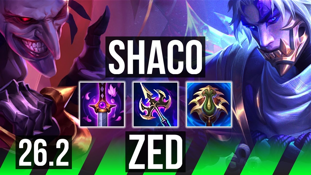 SHACO vs ZED (JGL) | NA Challenger | 26.2