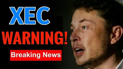 XEC eCash Holders WARNING! || XEC Price Prediction || Crypto News Today