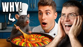 Pro Chef Reacts.. Nick DiGiovanni Trained A RAT To Cook!