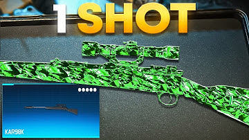 new *ONE SHOT* KAR98 CLASS in WARZONE SEASON 1! 😍 (Best KAR98 Class Setup) - BO7
