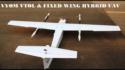 VYOM VTOL & FIXED WING HYBRID UAV - Quad Plane