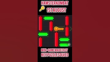 HAMSTER KOMBAT MINI-GAME MADE EASY (KEY PUZZLE SOLVED 1st AUGUST