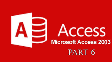 Ms Access 2003 DATA Base Complete Course   Urdu Tutorials 6