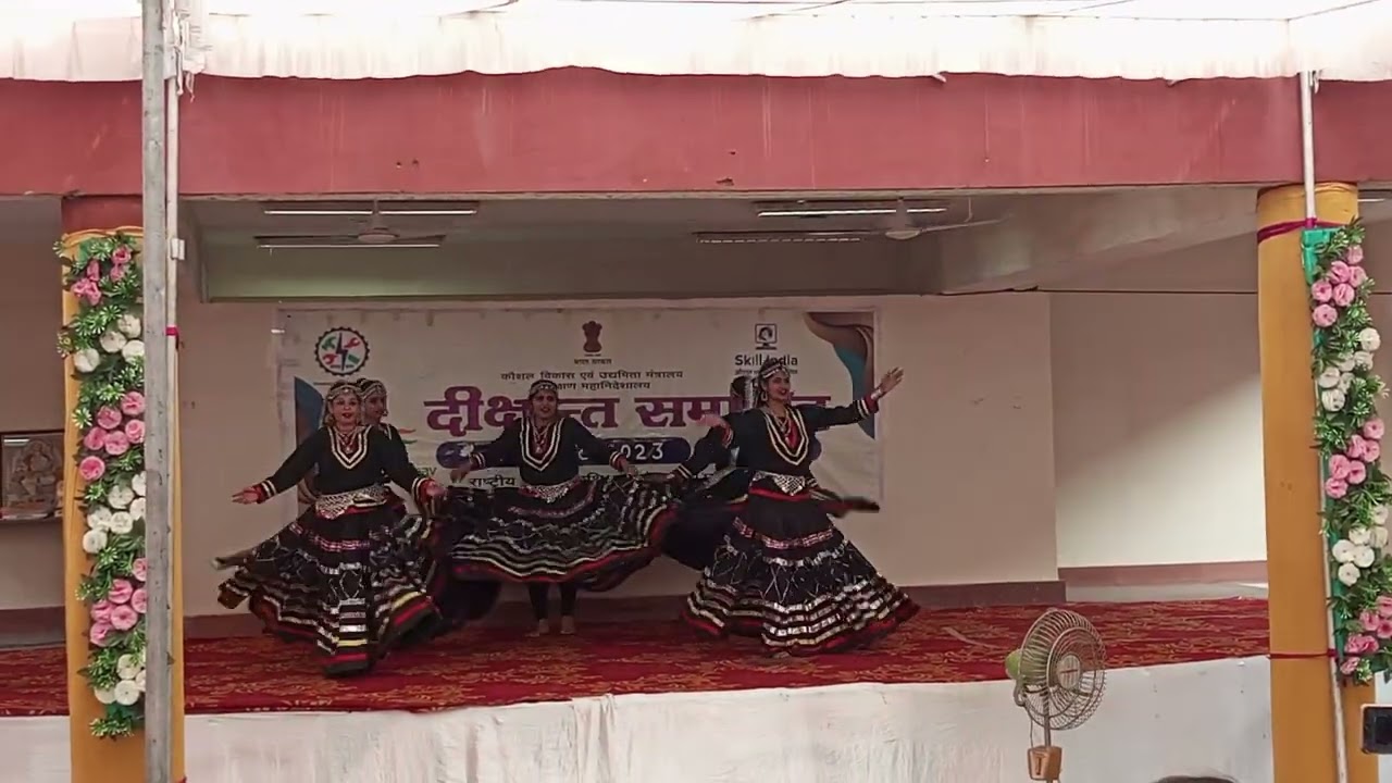 Rajasthani Dance in NSTI (w) Indore college Function Calibration