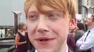 Rupert Grint at the Harry Potter premiere