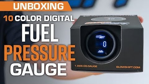 Unboxing | GlowShift 10 Color Digital Series Fuel Pressure Gauge for Cars and Trucks