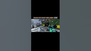 Insane 1v3 clutch with sniper #callofduty #gaming #shorts