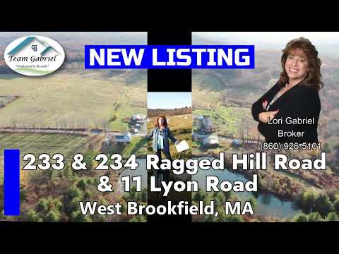 233 Ragged Hill Road, West Brookfield, MA home video tour