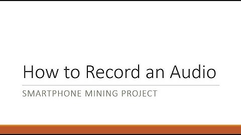 How to Record an Audio on Schoology