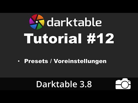 darktable presets darktable presets