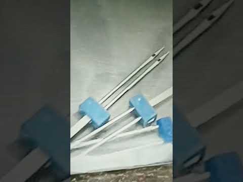الابره المزدوجه للمكن المنزلى كل ابره بتتلضم بخيط ويخيطوا الاثنين خياطه مزدوجه