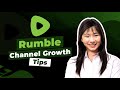 How to start and grow your channel on rumble