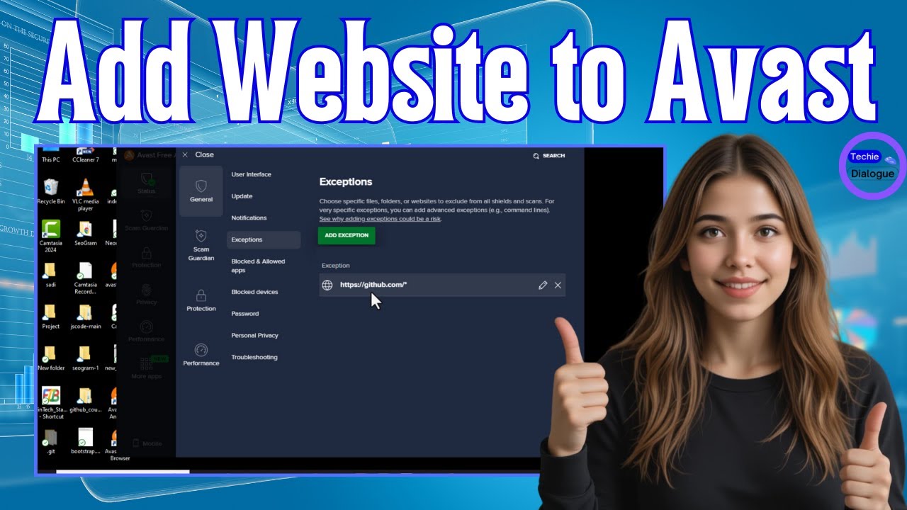Как добавить веб-сайт в антивирус Avast | Разрешить доверенные сайты (2026)
