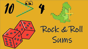 Rock & Roll Sums || Practice addition facts using dice || Dice games for kids ||Math game