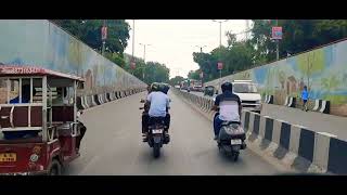 Delhi ram pura road under pass market traveling