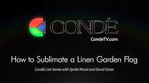 How to Sublimate a Linen Garden Flag