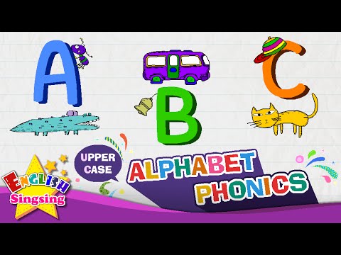Alphabet Song - Letter A To Z - Upper Case (Capital Letter) | Learning  English For Kids - Youtube