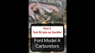 Ford Model A How-to: Carbs Part 5: Test fit Zenith jets #ford #car #classiccars #restoration #car