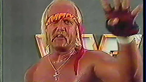 Hulk Hogan Nassau Coliseum promo - aired 10/19/85