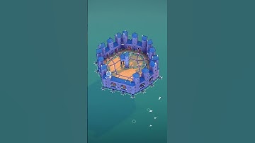 Beautiful floating building in Mediterranean mod😍 #townscaper #gameplay #shorts