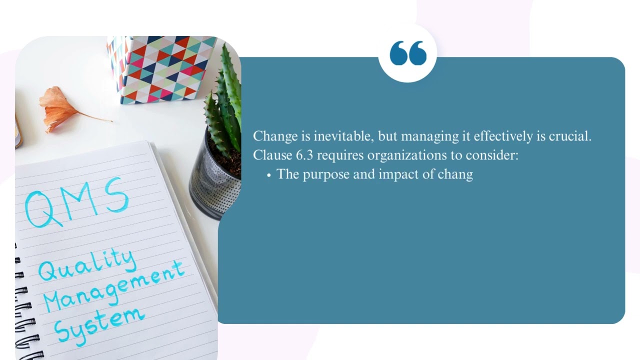 ISO 9001:2015 Clause 6.3 Explained | Planning for Changes in Quality Management
