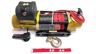 Спортивная электрическая лебедка Golden Power EWX9274 4999 кг / 112:1 синтетический трос