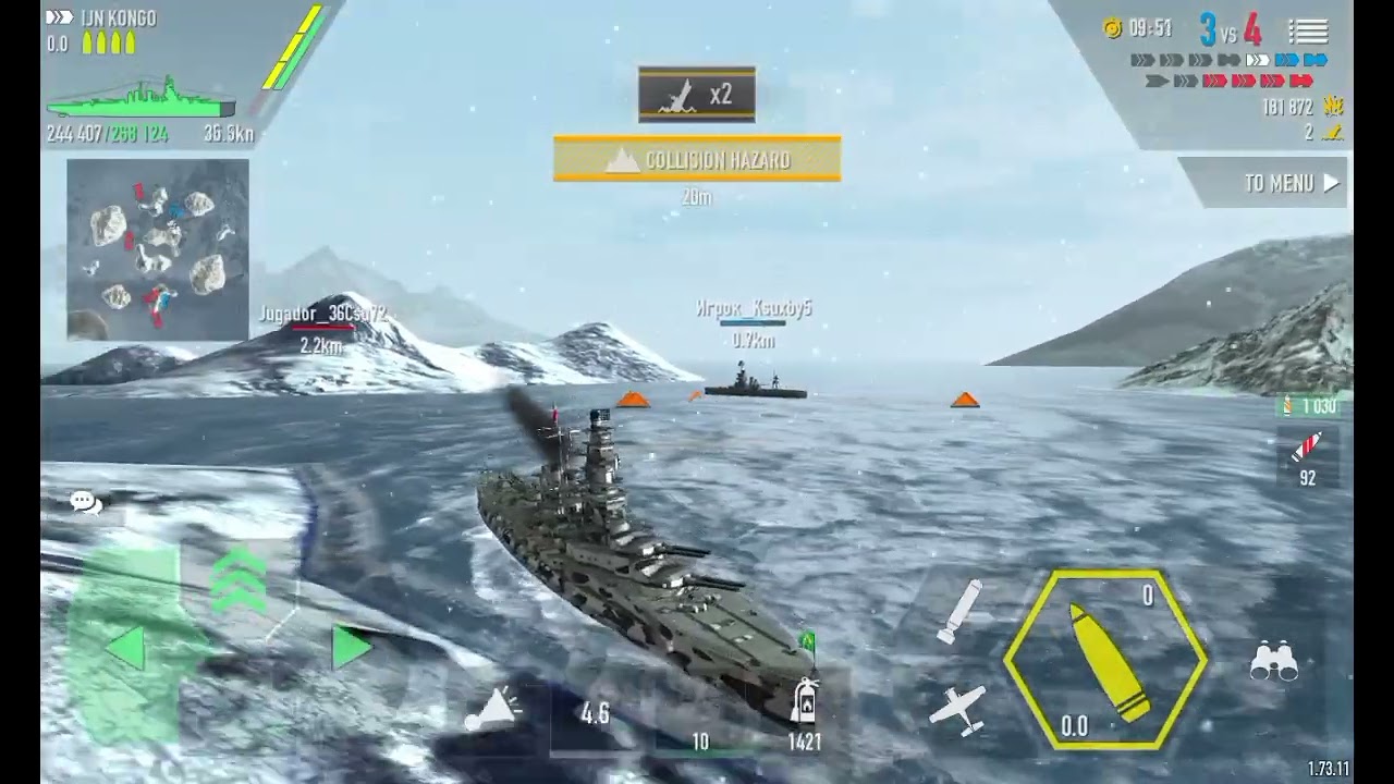 Ijn Kongo 5kills epic battle 1vs4 impossible mission 