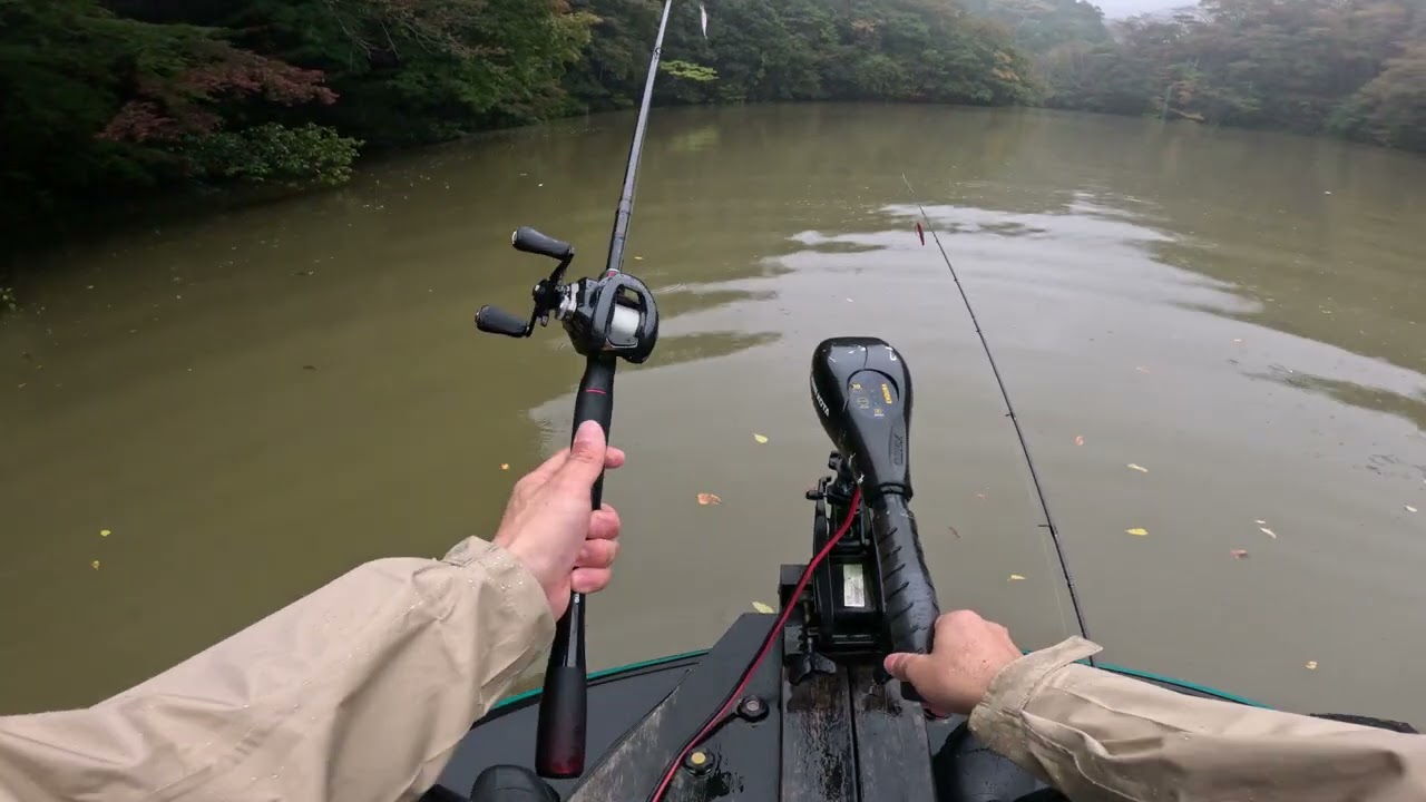 Bass Fishing Live Streaming Highlight in Japanese River Japan lake Shimano Metanium DC megabass OSP