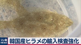 韓国産ヒラメの輸入検査強化