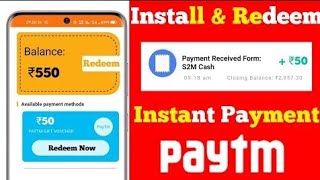 Sms2u from payment successful amount apply bonus 20000 Paytm Cashback Rs 50 Redeem refer to earn 😱 screenshot 2