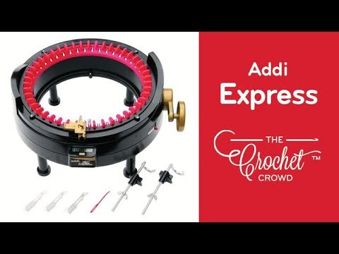 👀Watch this video to see how the Addi Express knitting machine