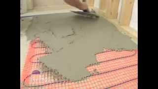 HeatWeave Floor and Mortar Techniques