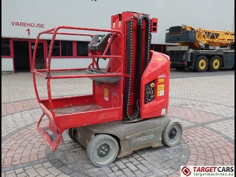 777791 JLG TOUCAN 8E ELECTRIC VERTICAL MAST WORK LIFT W/JIB 820CM 2011 560HRS