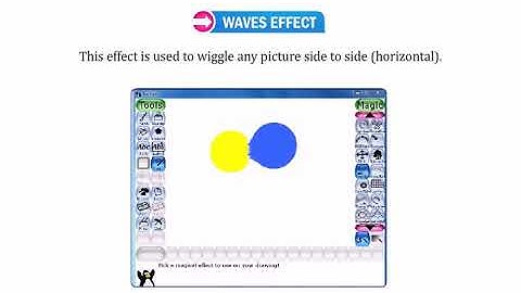 Waves effect in Tux paint