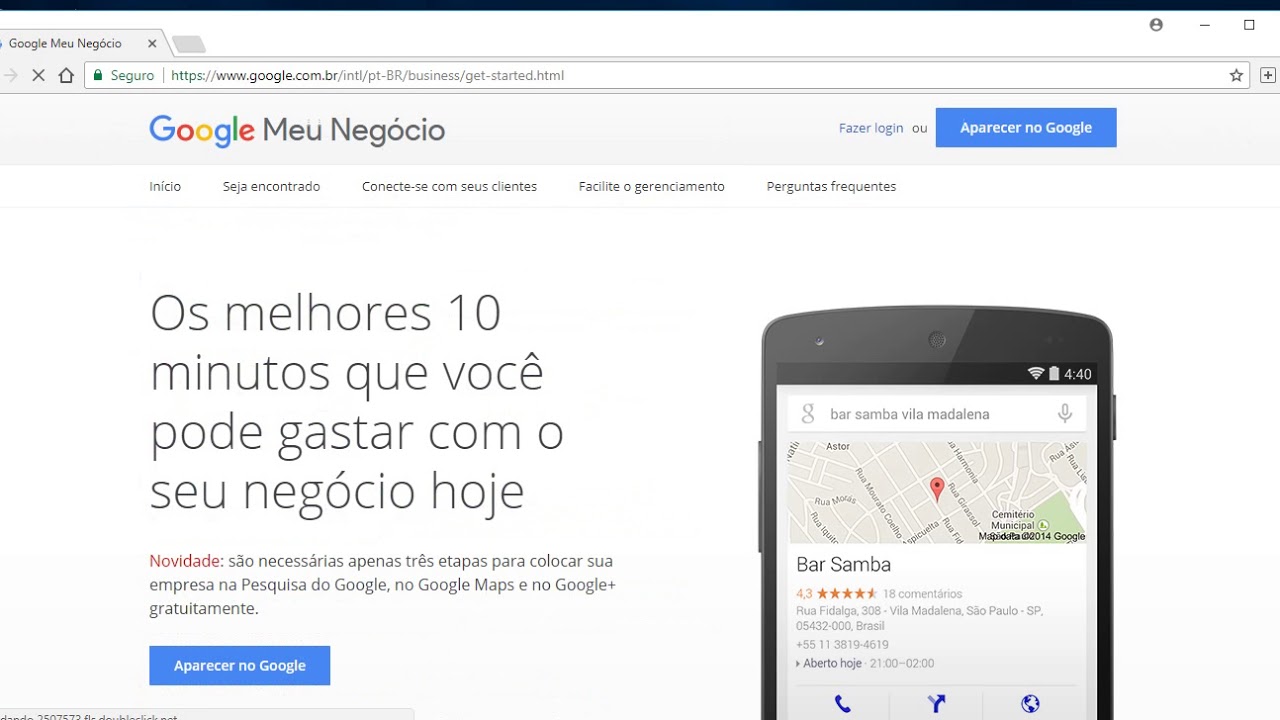 colocar o endereço da sua empresa no Google maps - YouTube