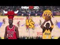 NBA 2K20 - '95-'96 Chicago Bulls vs. '03-'04 Los Angeles Lakers - Full Gameplay (1080P 60FPS HD!)