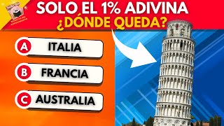 Descubre los MONUMENTOS y SITIOS turísticos del mundo | ADIVINA donde queda el sitio | Trivia países