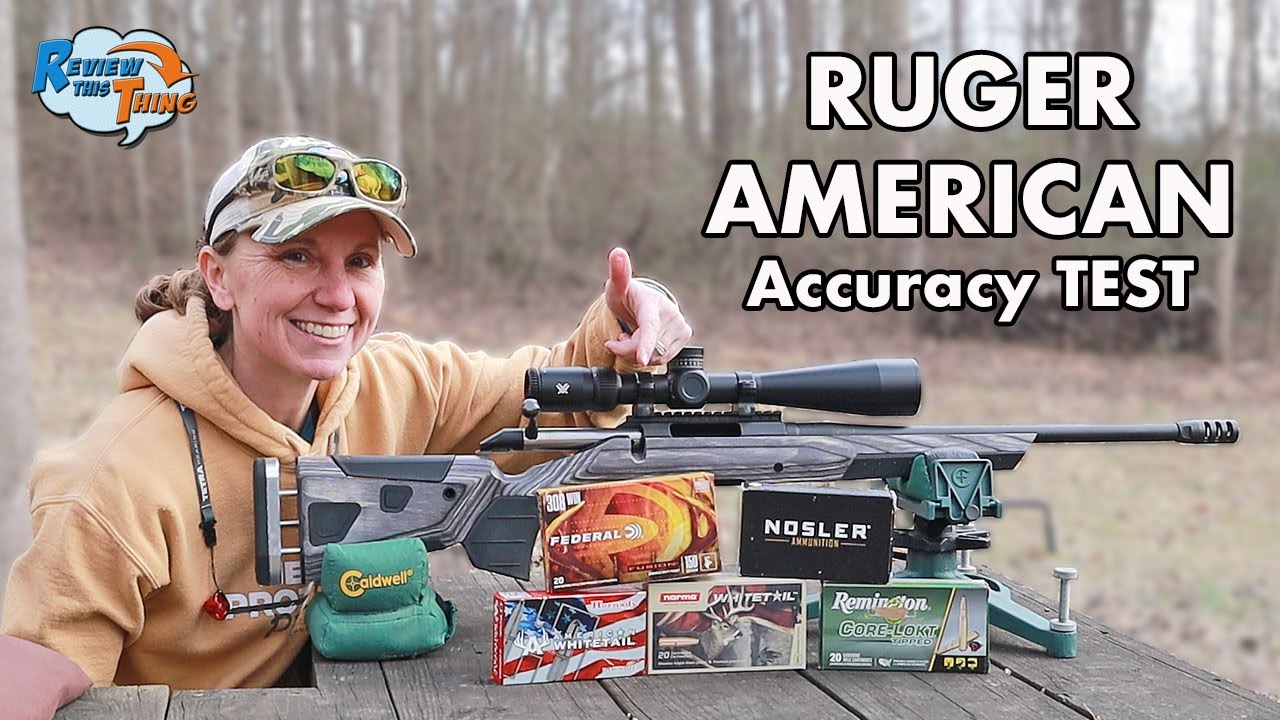 Ruger American 308 Accuracy Test! Find the Most Accurate Round? - YouTube