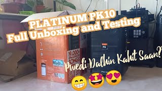 Platinum Pk10 Trolley Speaker With Builtin Karaoke