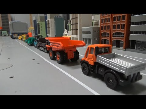10대 중장비 트럭 자동차 덤프트럭에 싣기 10 Heavy Truck cars loading on a <strong>dump</strong> truck