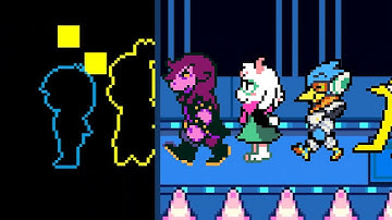 Do OTHER Party Members Have an Outline Here? [Deltarune chapter 2]